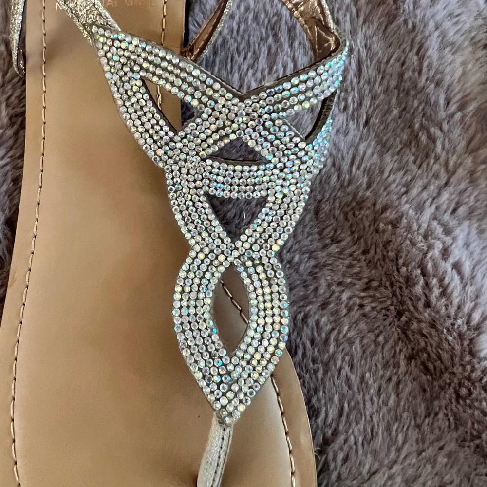 Dress sandals worn once - size 7.5